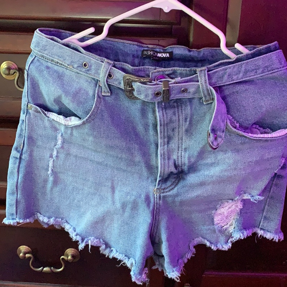 Fashion nova jean shorts